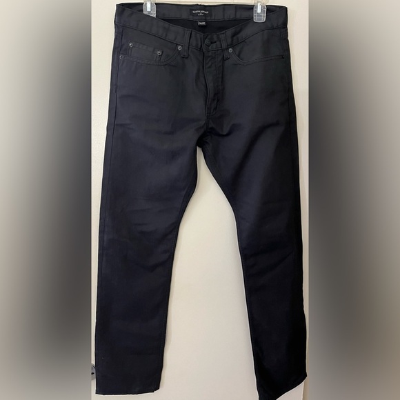 BANANA REPUBLIC Black Slim Fit Men’s Straight Leg Jeans. Size 32x32. - Picture 1 of 5